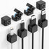 MoKo 8 Pack Magnetic Cable Clips, Desk Cord Organizer, Adhesive Cord Holder, Cable