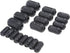 20pcs Clip-On Ferrite Ring Core Noise Suppressor, EMI RFI Clip Cable