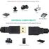 Qxcynsef 3.0 20 FT,5Gbps More,Black,20FT USB Extension Cable High Speed Data Transfer Extra Long A Male to A Female