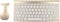 Keyboard Mouse Set, 2.4G USB Thin Ergonomic Mute for Computer (Luxury Gold Color)