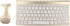 Keyboard Mouse Set, 2.4G USB Thin Ergonomic Mute for Computer (Luxury Gold Color)