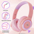 INFURTURE Kids Headphones with Microphone, Volume Limit 94dB, Wired for Teens School, Travel, Compatible with Cellphones