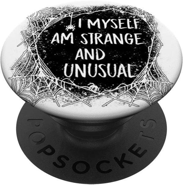 Retro Strange and Unusual Spooky Halloween for 80s 90s Fans PopSockets Standard PopGrip