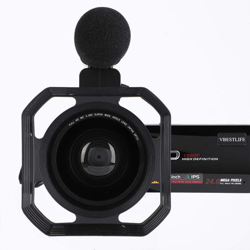 37mm/72mm DV Camera Lens Hood - Sun Shade - Reduces Lens Flare and Glare - Blocks Excess Sunlight