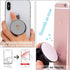 4 Pack Cell Phone Grip Holder for Smartphone, Finger Expanding Kickstand Stand - White, Rose Gold, Heart, Purple,