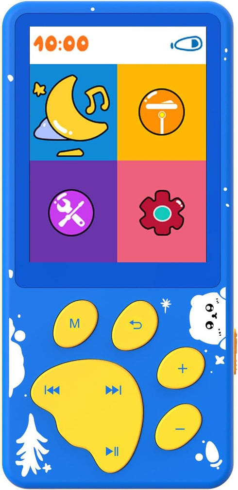 wiwoo MP3 Player for Kids,32GB Kids MP3 Player with Bluetooth,Speaker, 2.4 inch Color