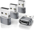 Elebase USB to USB C Adapter for Samsung Galaxy Z Flip 7, 4-Pack Type C Female to A Male Cable Converter for Z Fold Flip
