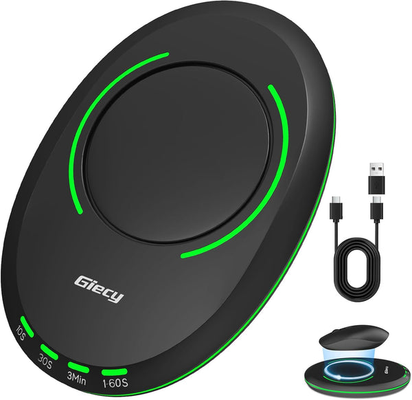 Ultra Slim Mouse Mover - Mouse Jiggler with Adjustable Timer, Simulates Realistic Mouse Movement for Active Use