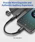JSAUX iPhone Headphone Adapter, Lightning to 3.5mm, MFi Certified, Compatible with iPhone 14/13/12/11/SE/X/8 - Black