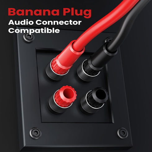 14 50 2 1FT Gauge Speaker Wire Feet - Conductor CCA Clear Audio Speaker Cable for Home Theater & Car Stereo