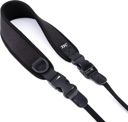 JJC Quick Release Neck Strap for Mirrorless DSLR Cameras - Canon R100, R8, R50, Rebel T8i, T7i, 4000D, 90D, Sony A6700,