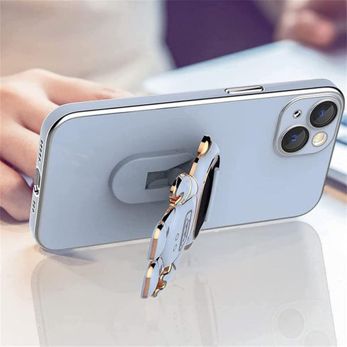 2 Pack Astronaut Phone Ring Holder Finger Kickstand - Cute Foldable ABS Space Phone Back Grip for All Phones and