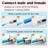 Fiber Optic Connector Cleaning Pen, 5PCS Fiber Optic Cleaner Pen for 2.5mm Ferrules SC, FC, ST, SC/APC, FC/APC, 800+