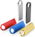 Wooolken 5 Pack 4GB USB Flash Drive with Keychains, Sleek Metal USB 2.0