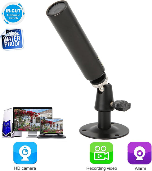 Tangxi 1080P 2MP 0.0001 AHD Cylinder Camera, Full High Definition Micro Wired Security Camera,AV & BNC Cylinder Camera