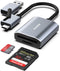 BENFEI Memory Card Reader, USB Type-C/Type-A to SD TF Card Reader for iPhone 15 Pro/Max, MacBook Pro/Air 2023