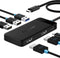 Lemorele Docking Station Dual Monitor, 6 in 1 USB C Hub with 4K HDMI, 100W Fast Charging