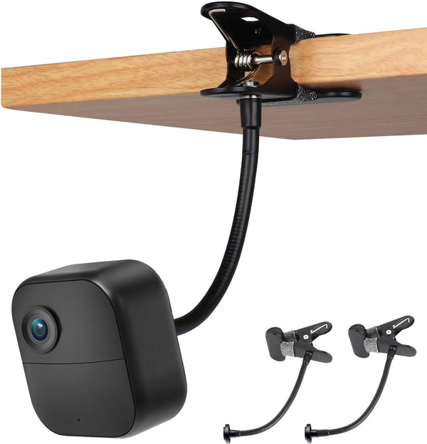 iTODOS 2 Pack Flexible Clip Clamp Mount for Blink Outdoor 4 (4th Gen)/(3rd Gen) XT3/Blink XT/XT2/Mini, 8 inches