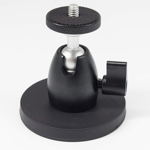 Magnetic Camera Mount with 1/4” Thread, 360° Magnetic Stand for Action Camera, Photographic Light Stands, Travel Tripods