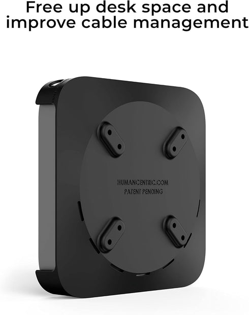 HumanCentric Mount Compatible with Mac Mini, Custom Wall Mount, Rack Mount, Under Desk Mount, VESA Compatible