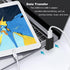 180 Degree USB A Male to USB C Female Adapter, Back Angled Opposite U Shape Connector for Data Transfer