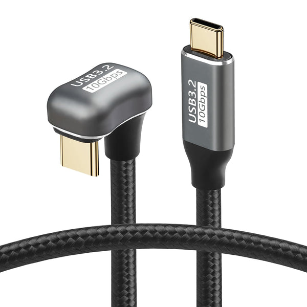 SinLoon USB C to C Cable, 100W Opposite U Shape, Fast Charging Nylon Braided Cord for USB C Devices