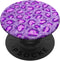 Cute Purple Leopard Print Pattern Fashion Design PopSockets Standard PopGrip