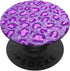 Cute Purple Leopard Print Pattern Fashion Design PopSockets Standard PopGrip