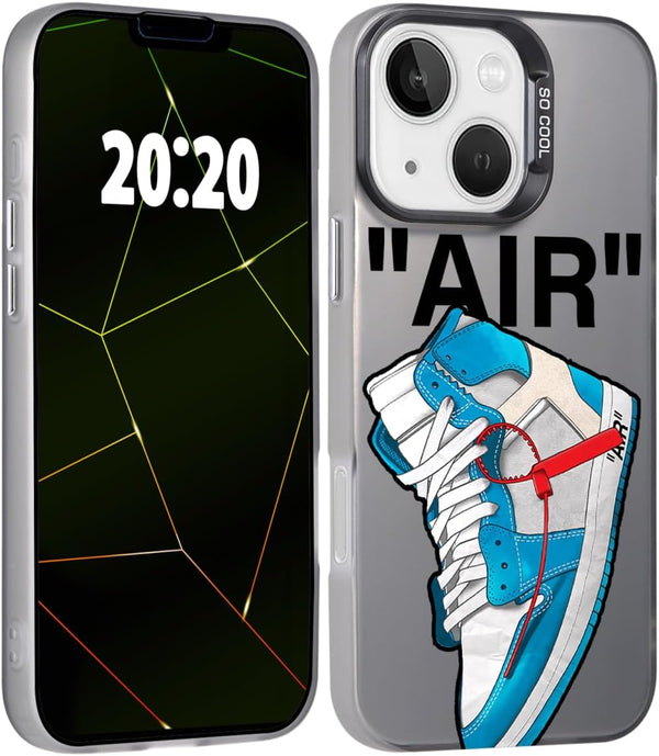 SRPHUAV Cool Luxury Phone Case for iPhone 13 Case for Boys,Men Classic Sneaker