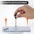 Ptwola 16 Pcs Phone Ring Holder Grip Heart Shaped Adhesive Metal Finger Ring Stand Universal Finger Grip for Cell Phone