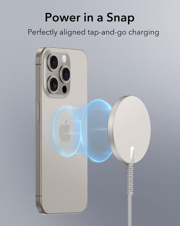 ESR for MagSafe Charger - Charging Pad for iPhone, Wireless Charger Compatible with iPhone 15/14/13/12 Series, Strong