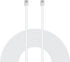 Uvital 100 Feet Telephone Landline Extension Cord Cable with Standard RJ-11 6P4C Plugs (White 30.5M, 1 Pack)