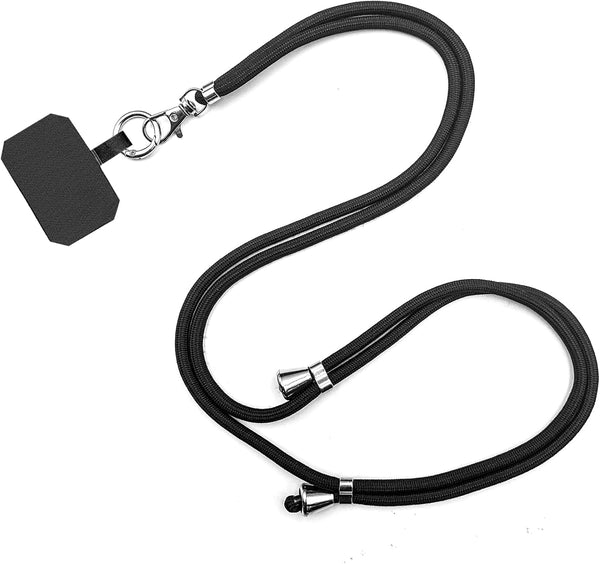 RCHQOUTOR Phone Lanyard for Cellphone Case, Adjustable Crossbody Phone Strap with Tether Tab