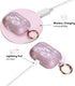 Velvet Caviar Compatible AirPods Pro Case, Cute Protective Hard Cover for Women, 1st and 2nd Generation - Dusty Rose