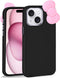 Cute 3D Bowknot Design Soft Silicone Case for iPhone 11, Shockproof Cover for 6.1" 2019 (Black)