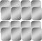 SALEX Phone Metal Stickers for Magnetic Mount. Replacement Set of 16 Magnet Metal