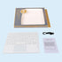 Wireless Bluetooth Keyboard - 10 inch Portable Rechargeable Keyboard with Touchpad for iOS/Android/Windows, White