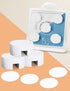 Xuuza 5-Pack 5 5 Magnetic Cable Organizer Adhesive Cable Clips for Kitchen Nightstand Desk Table Metal Wall Steel, Cord