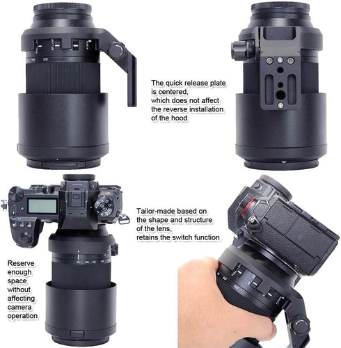iShoot Tripod Mount Ring Socket for Panasonic Lumix S 70-300 f/4.5-5.6 Macro OIS, Metal Lens Support