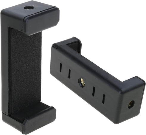 Kfwfuaee Cellphone Tripod Mount Adapter Phone Holder Clip Connectors Head Used for Monopod Selfie Stick Travel Tripod