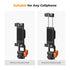 K&F Concept Metal Phone Tripod Mount, Universal Smartphone Stand with 2 Cold Shoe Mount, Adjustable Cellphone Holder