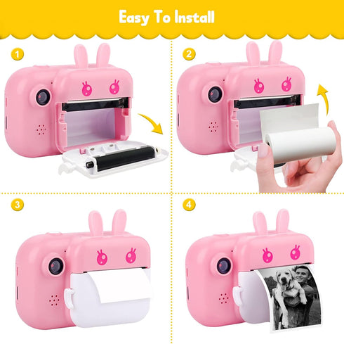 10 Rolls Kids Camera Paper for VTech KidiZoom PrintCam Instant Print Camera, BPA Free Thermal Paper