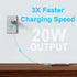 2Pack USB C Charger Block 20W, iGENJUN USB-C Power Adapter for Fast Charging iPhone 15/15 Plus/Pro Max