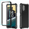 Nokia C300/G100 Case with Screen Protector, Full Body Protection for Nokia C300 N155DL & G100 N150DL, Frosted PC & TPU,