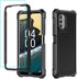 Nokia C300/G100 Case with Screen Protector, Full Body Protection for Nokia C300 N155DL & G100 N150DL, Frosted PC & TPU,