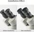AUNMAS 2PCS Eyepiece Cover, Binocular Eye Cups Replacement Guard Soft Rubber 36mm Diameter for Stereo Microscope
