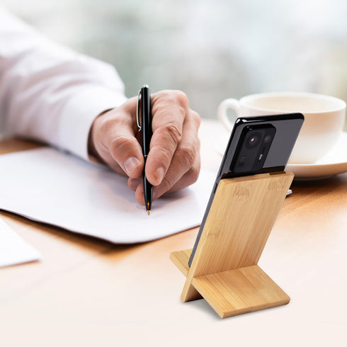 Mobile Stand Japanese Style Cellphone Holder, Desktop Organizer Charging Station for All Smartphones and Tablets