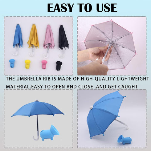 Phone Umbrella for Sun, Mobile Phone Holder with Suction Cup Stand, Universal Adjustable Anti-reflective Glare Blocking