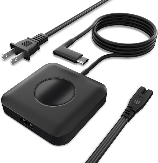 Power Cord Replacement for Peloton Bike Plus, 65W USB Type-C Fast Charger, 20V/3.25A UL Listed AC Adapter