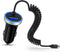 USB C Car Charger, 3.4A Fast Charging Adapter with 3ft Type C Coiled Cable for Samsung Galaxy A15 5G A14 A13 A53 A54